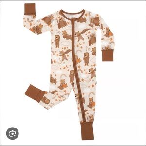 Little Sleepies brown Bear Zippy 3T